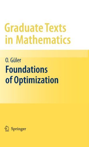 Foundations of Optimization (Graduate Texts in Mathematics, 258, Band 258) von Springer
